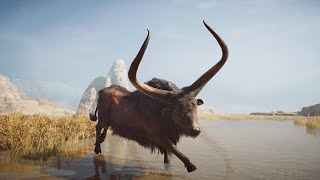 Legendary animal Kretan bull location and fight  AC OdysseyGameplay [upl. by Isteb]