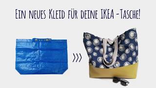 Ein neues Kleid für deine IKEATasche Tasche nähen ganz einfach [upl. by Leroi]