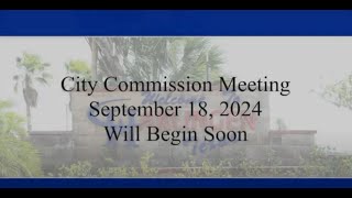 Harlingen City Commission Meeting 09182024 [upl. by Akyeluz]