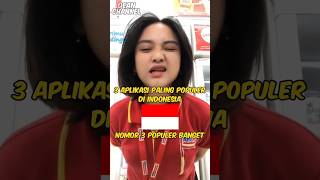 3 Aplikasi Paling Populer Di Indonesia Nomor 3 Populer Banget shorts [upl. by Vonnie]