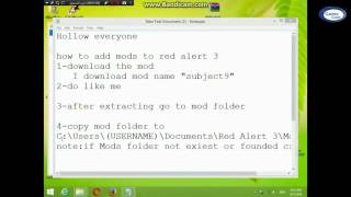 RED ALERT 3 HOW TO ADD MODS [upl. by Mizuki]