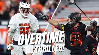 Maryland vs Syracuse Lacrosse 4K Highlights  2024 College Lacrosse [upl. by Streeter]