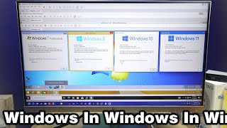 Installing Windows Inside of Windows Inside of Windows Inside of Windows [upl. by Anitsyrc351]