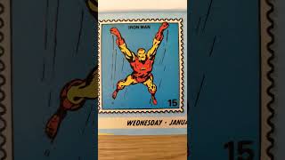 Marvel Value Stamp Calendar featuring Iron Man for January 31st [upl. by Undine831]