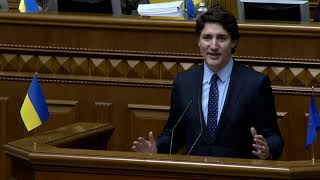 Le premier ministre prononce une allocution à la Verkhovna Rada de l’Ukraine [upl. by Nuavahs]