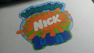 Friday Night Nicktoons logo 20022004 [upl. by Aynotak]