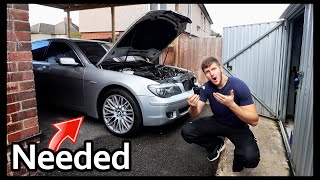 BMW SECONDARY WATERPUMP LOCATION AND REPLACEMENT [upl. by Roxie218]