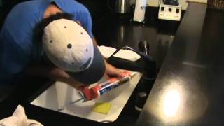 How to recaulk an undercounter sink edge [upl. by Nnylesor82]