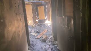 Interior of burned abandoned 70s duplex [upl. by Gilchrist885]