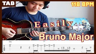 Bruno Major  Easily  Guitar Cover amp Tab [upl. by Eet]