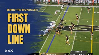 Behind the Broadcast First Down Line amp Telestrations [upl. by Suiram]