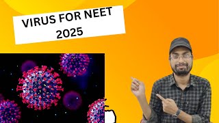 VIRUS FOR NEET 2025 [upl. by Ainegue]