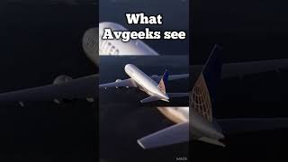 What Avgeeks see vs what they don’t see 😢 aviation planecrash shorts [upl. by Nezah]