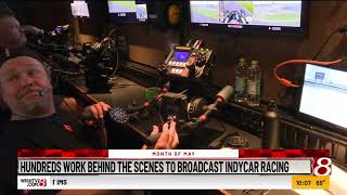 Hundreds work behind the scenes to broadcast IndyCar Racing [upl. by Laurel]