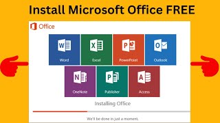 How to Install Microsoft Office For Free  How to Download Microsoft Word Free  Install Word Free [upl. by Dyolf]