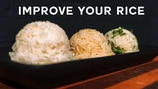 3 cooking tips to instantly COOK BETTER RICE [upl. by Angelita]