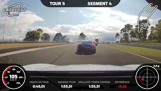 Alpine A110 Vs Cayman GT4 Clubsport Slicks  Trackday Sport Auto  Bugatti Le Mans  Le 28082023 [upl. by Tserof]