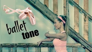 Ballet 👯 Tone Home Workout  tone your inner and outer thighs and no equipment needed [upl. by Dahc]