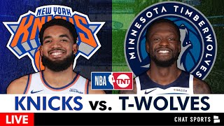 Knicks vs Timberwolves Live Streaming Scoreboard PlayByPlay Highlights Stats  NBA on TNT [upl. by Marrin65]