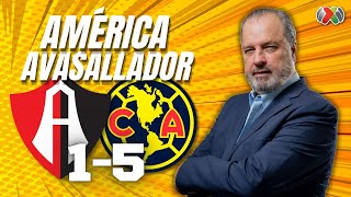 AMÉRICA AVASALLADOR  Atlas vs Club América  Torneo Clausura 2024 Liga MX [upl. by Aihsi]