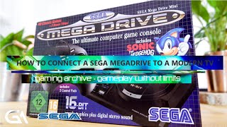 3 Ways To Connect a Sega Mega Drive To a Modern TV  Setup The MegaDrive TV Connection Sega Genesis [upl. by Thill]