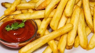 Homemade French Fries  Crispy French Fries Recipe  Kanaks Kitchen [upl. by Aliakim134]