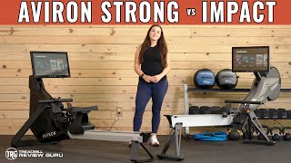 Aviron Strong vs Impact Rower Comparison  Best Gamified Rowers [upl. by Lonny]