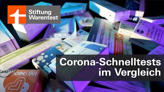 CoronaSchnelltests Das sind die besten AntigenSelbsttests im Vergleich Covid19 CoronaTest [upl. by Hardej]