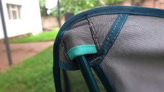 Decathlon Folding Camping Chair REVIEW [upl. by Vassell]