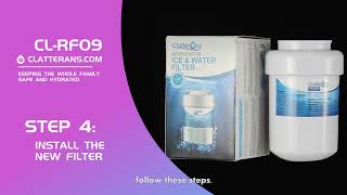 How to Install the Replacement for GE Smartwater Kenmore 9991 Water Filter amp Hotpoint HWFA [upl. by Whitcher632]