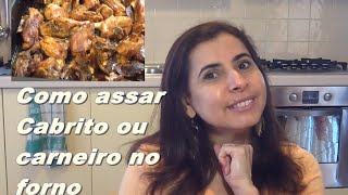 Como assar carne de Cabrito ou carneiro no forno veda 17 [upl. by Sugirdor]