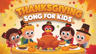 Thanksgiving Song for Kids  Cute 3D Animation amp Festive Fun [upl. by Eneres]