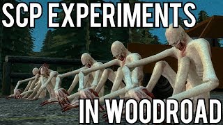 SCP Experiments in GMWOODROAD Garrys Mod Gameplay [upl. by Nottirb261]