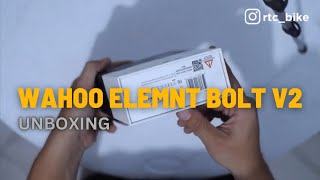 UNBOXING WAHOO ELEMNT BOLT V2 [upl. by Novets]