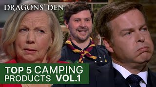 Top 5 Camping Products Pitched In The Den Vol 1  Dragons Den [upl. by Orme]