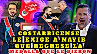 BOMBAZO NAYIB BUKELE NO ESPERABA QUE LE EXIGIER4N QUE SAQUE LOS MILIT4RES DE COSTA RICA SE PASARON [upl. by Aicetal]