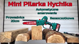 Mini Pilarka Łańcuchowa 18V z Silnikiem Bezszczotkowym i Automatycznym Smarowaniem  Hychika CS18D [upl. by Nilam]