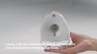 How to assemble your pump  In Bra Wearable Breast Pump [upl. by Niassuh]