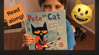 MY SON WITH AUTISM DOES READ ALONG PETE THE CAT [upl. by Ihcekn]