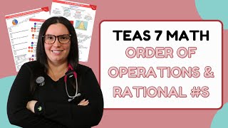 2024 ATI TEAS 7 Math Order of Operations Rational vs Irrational Numbers Practice Questions [upl. by Hsakaa169]