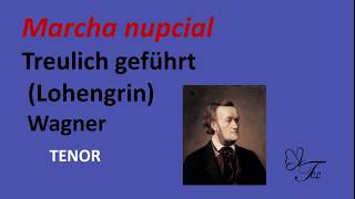 TENOR  Marcha nupcial Treulich geführt Lohengrin Wagner [upl. by Eiaj267]