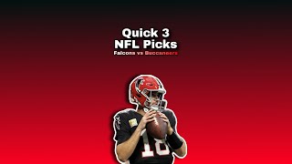 Best 3 Falcons Buccaneers Picks TNF NFL 10324 darnell mooney mike evans drake london [upl. by Kowal]