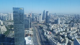 Azrieli Centers observation deck Tel Aviv Israel [upl. by Juliano]