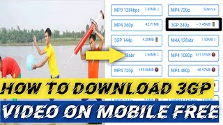 How to download 3 gp video on mobile  240p video download  By am official tricks [upl. by Coulson]