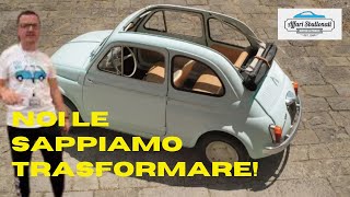 Fiat 500 D Trasformabile  By Affari Sbullonati [upl. by Htenaj]