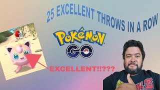 25 Excellent Throws in a Row in Pokemon Go  April Fools Event [upl. by Aaren]