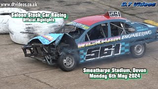 Smeatharpe 6 May 2024  Saloon Stock Cars  Highlights [upl. by Toney]