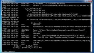 Windows Command Line Tutorial  2  Listing Files and Directories [upl. by Deerdre]