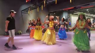 Polynesian dance fitness with coach Lito [upl. by Anirbys290]