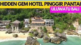 bali hidden gem hotel di uluwatu inn possible  impossible cliff house pantai bingin  review hotel [upl. by Resee554]